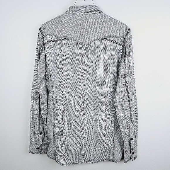 BKE Tailored Fit Haslet Shirt in White & Black NWT, size Medium - Picture 7 of 16